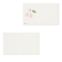 Ensemble de cartes typographiques Cerise